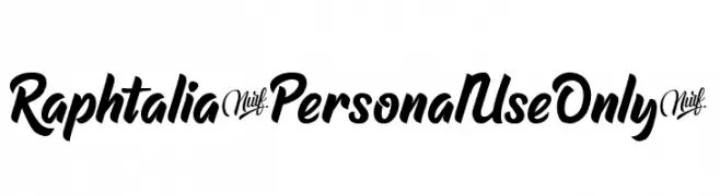 Raphtalia (Personal Use Only)  Fuentes Gratis Descargar