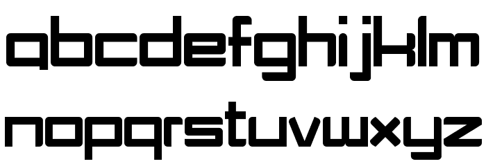 Rapid Finger 101 Font LOWERCASE