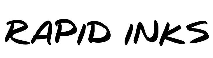 Rapid Inks  フリーフォントのダウンロード