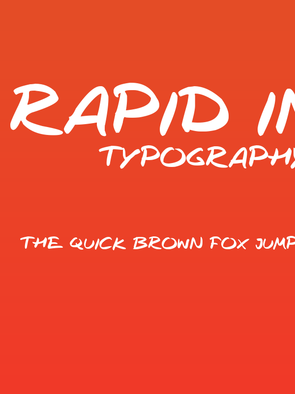 Rapid Inks Poster