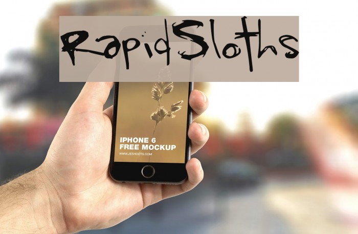 RapidSloths Font examples