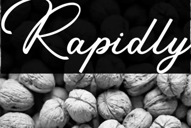 Rapidly Font examples