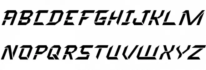 Rapidtech Demo Italic لخطوط تنزيل الأحرف الكبيرة