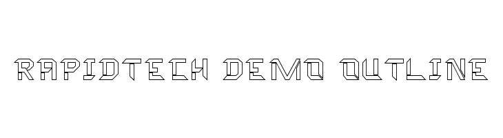 Rapidtech Demo Outline  baixar fontes gratis