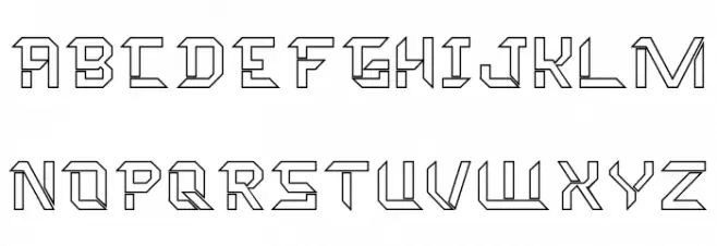 Rapidtech Demo Outline 字体 小写