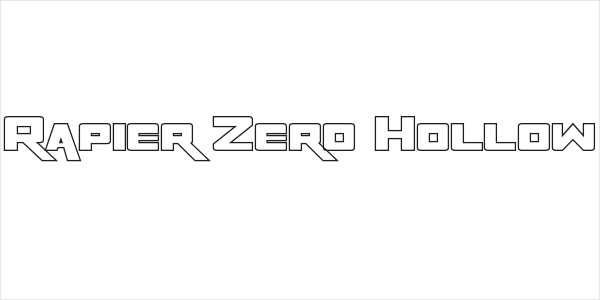 Rapier Zero Hollow Logo