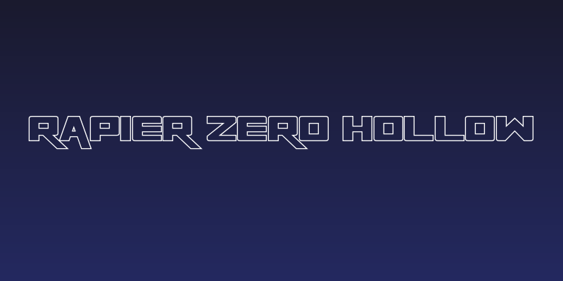 Rapier Zero Hollow Social Header