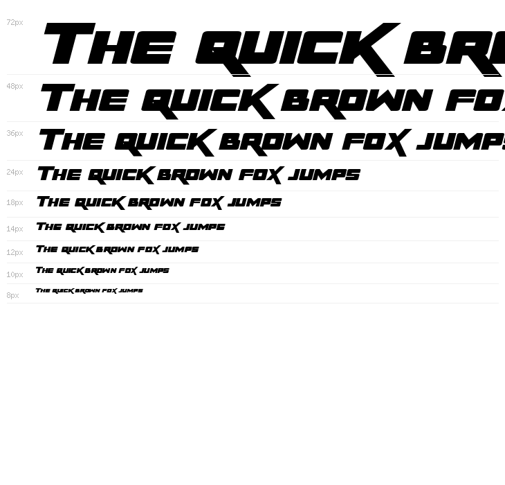 Rapier Zero Italic Waterfall