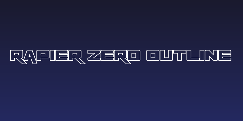 Rapier Zero Outline Social Header