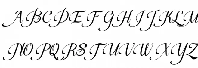 Rapiola DEMO Regular Caratteri MAIUSCOLE