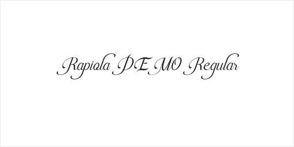 Rapiola DEMO Regular Logo