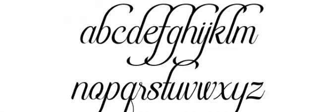 Rapiola DEMO Regular Caratteri MINUSCOLO