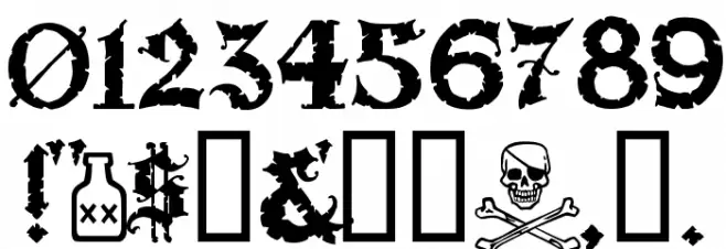 Rapscallion Font OTHER CHARS