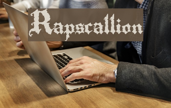 Rapscallion Font examples