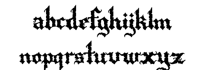 Rapscallion Font LOWERCASE