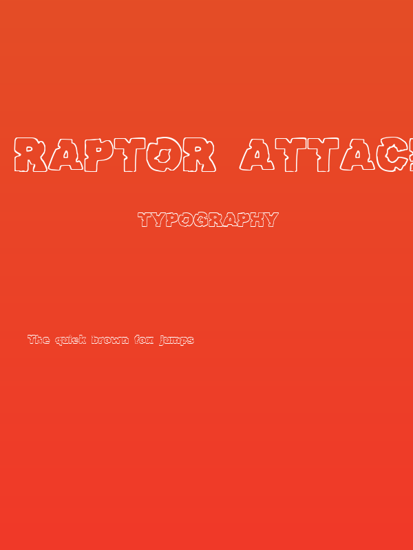 Raptor Attack Poster