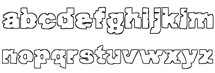 Raptor Attack Font LOWERCASE