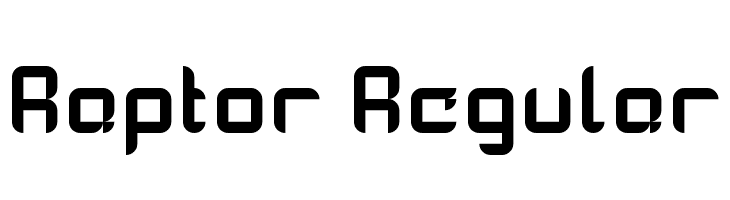Raptor Regular Font