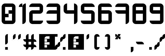Raptor Regular Font OTHER CHARS