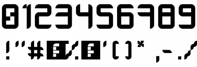 Raptor Regular Font Alte caractere