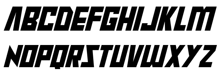 Raptors Italic Font LOWERCASE