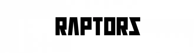 Raptors  Frei Schriftart Herunterladen