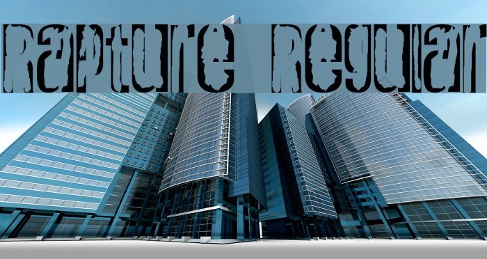 Rapture Regular Font examples