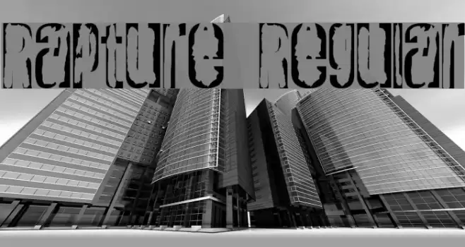 Rapture Regular Font examples