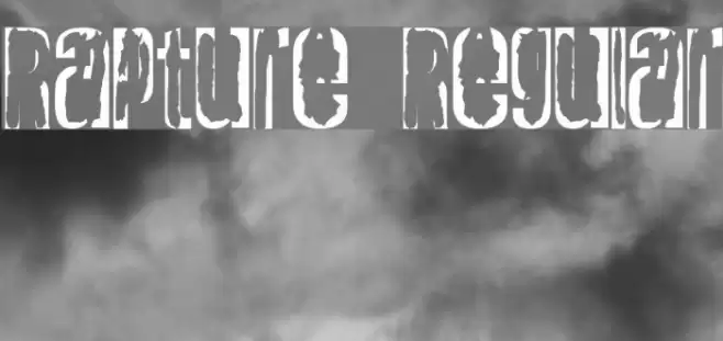 Rapture Regular Font examples