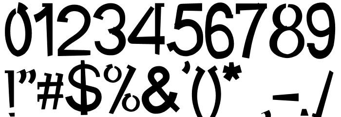 Rapunzel Govermen フォント その他の文字
