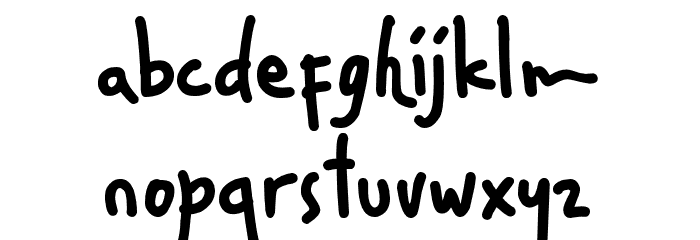 RaqillaKids Font LOWERCASE