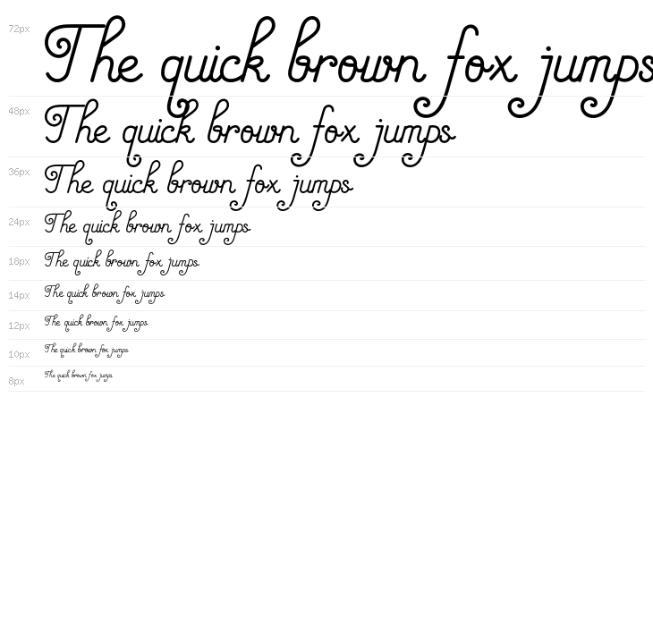 RaquellaMonoscript Waterfall