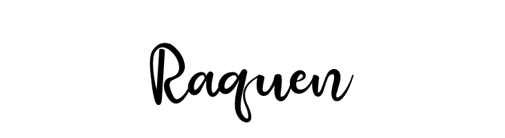 Raquen  font caratteri gratis