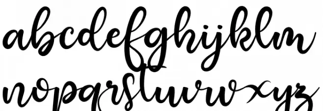 Raquen Schriftart Kleinbuchstaben
