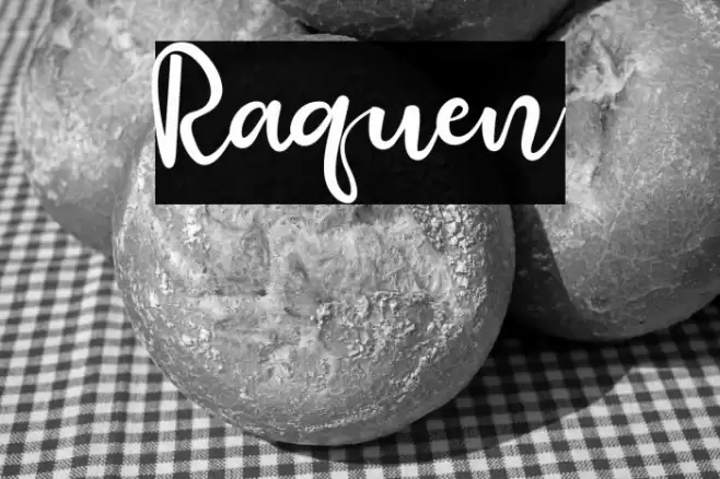 Raquen Font examples