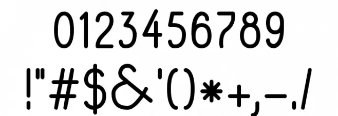 Rara Dolor Bold Font OTHER CHARS