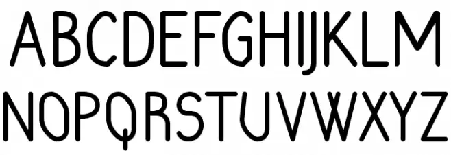Rara Dolor Bold Font Litere mari