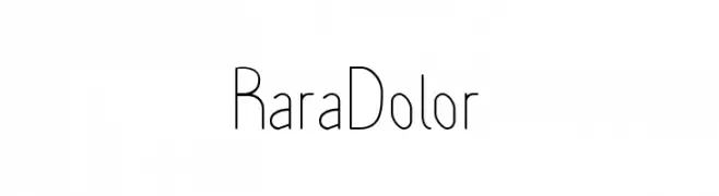 Rara Dolor  नि: शुल्क फ़ॉन्ट्स डाउनलोड