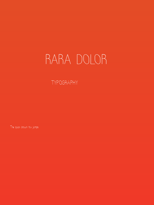 Rara Dolor Poster