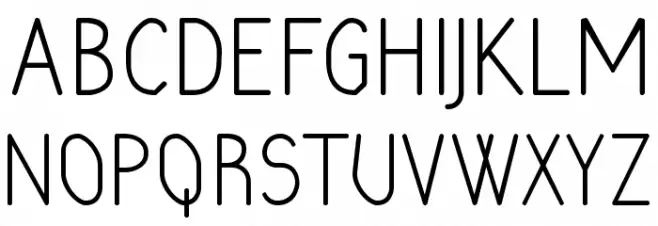 Rara Dolor Font Litere mari