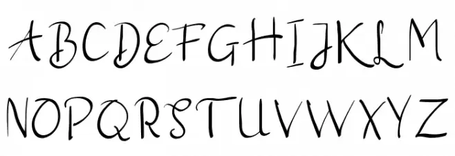 Rara Sekar Font UPPERCASE
