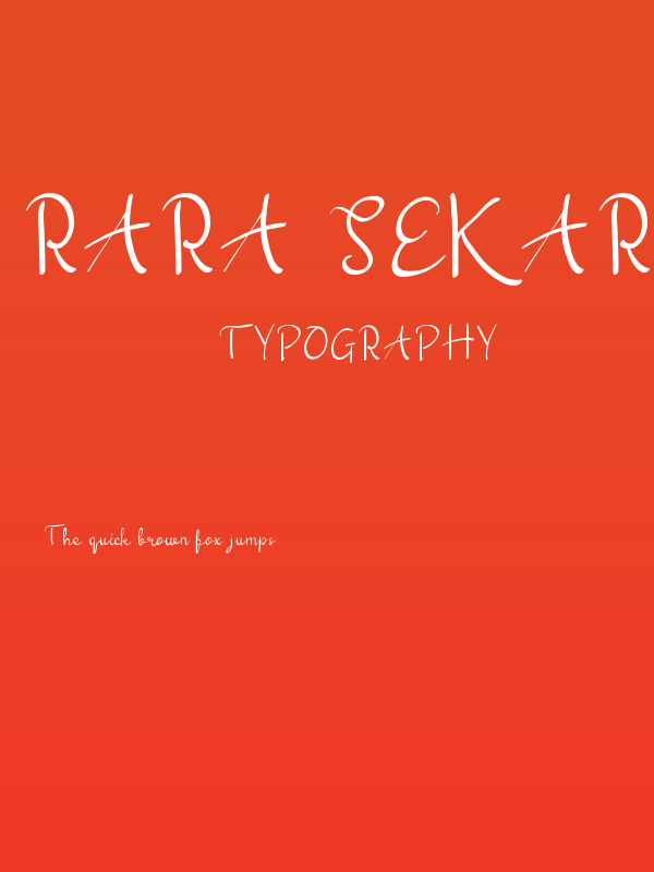 Rara Sekar Poster