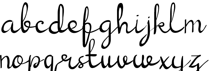 Rara Sekar Font LOWERCASE
