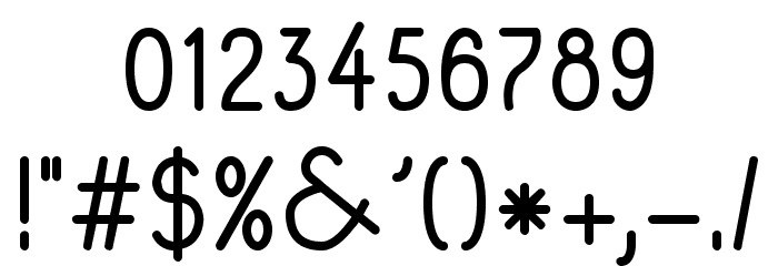 RaraDolor-Bold Font OTHER CHARS