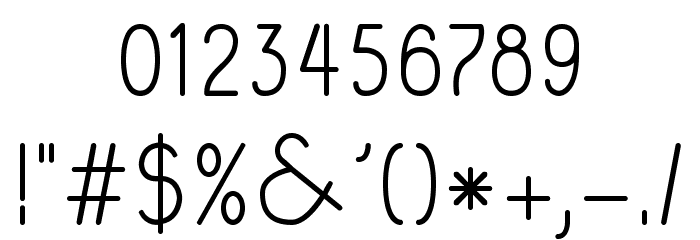 RaraDolor Font OTHER CHARS