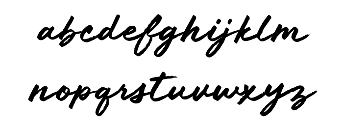 Rare Essence Font LOWERCASE