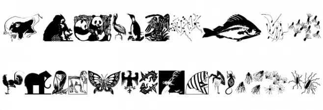 RareAnimals Font OTHER CHARS
