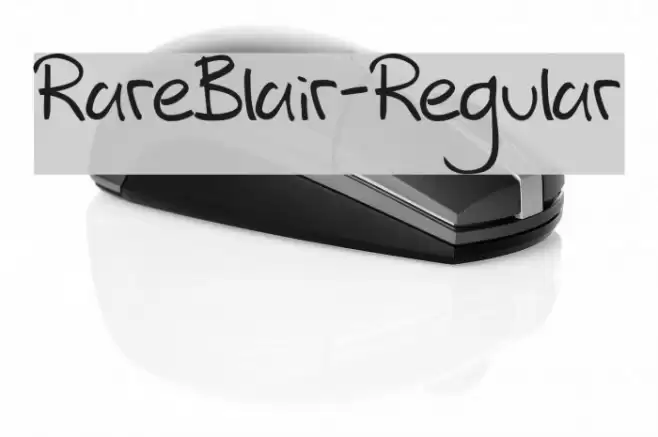 RareBlair-Regular Font examples