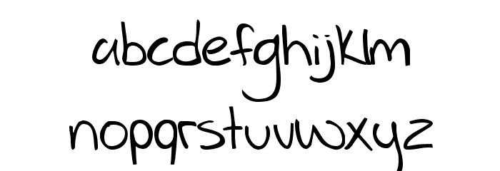 RareBlair-Regular Font LOWERCASE