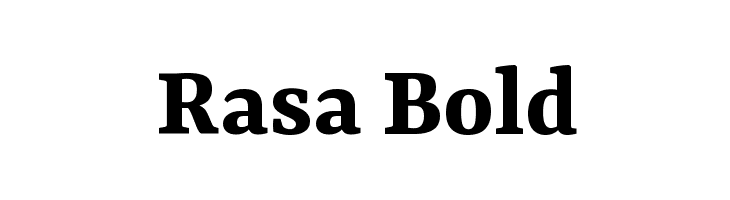 Rasa Bold Font
